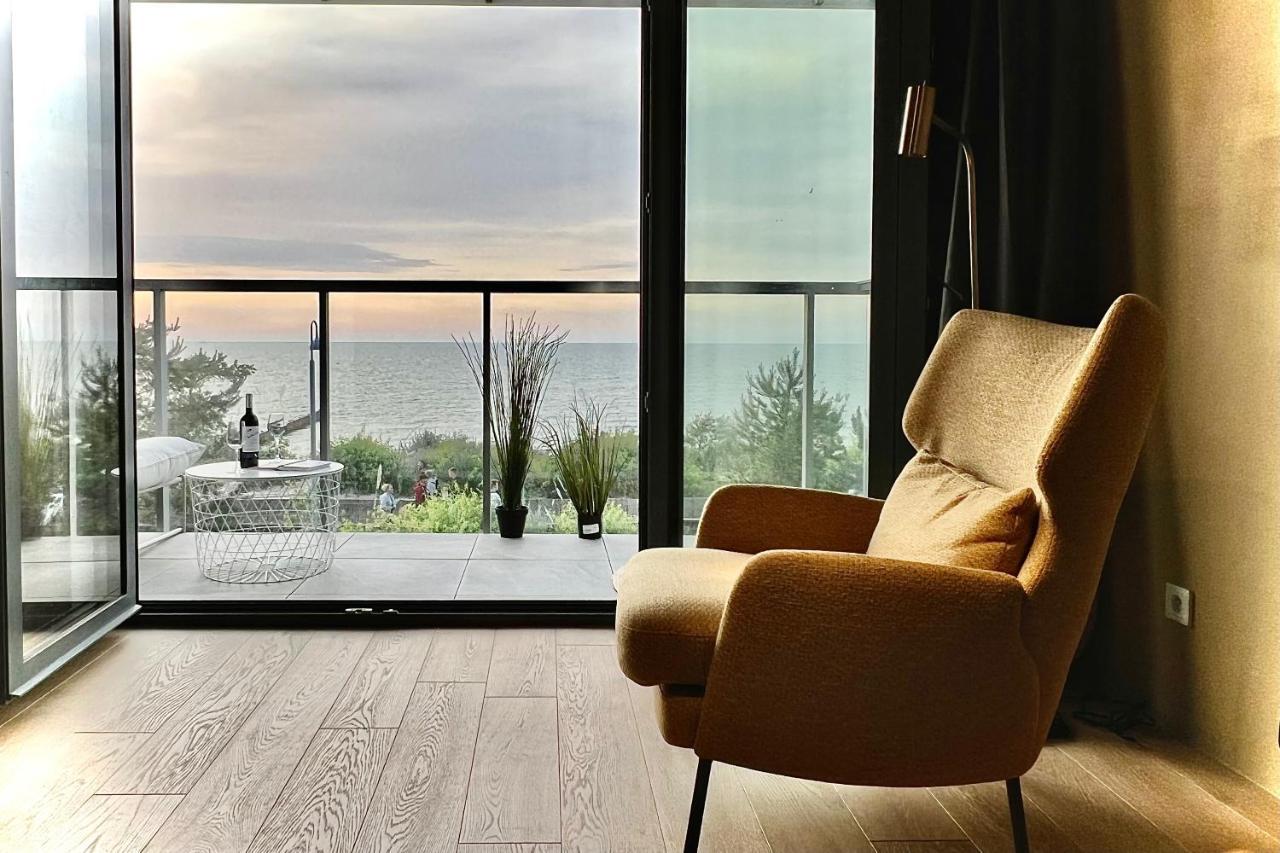 Tuz Przy Plazy - Nowoczesny Apartament Z Tarasem I Pieknym Widokiem Na Baltyk เมียลโน ภายนอก รูปภาพ