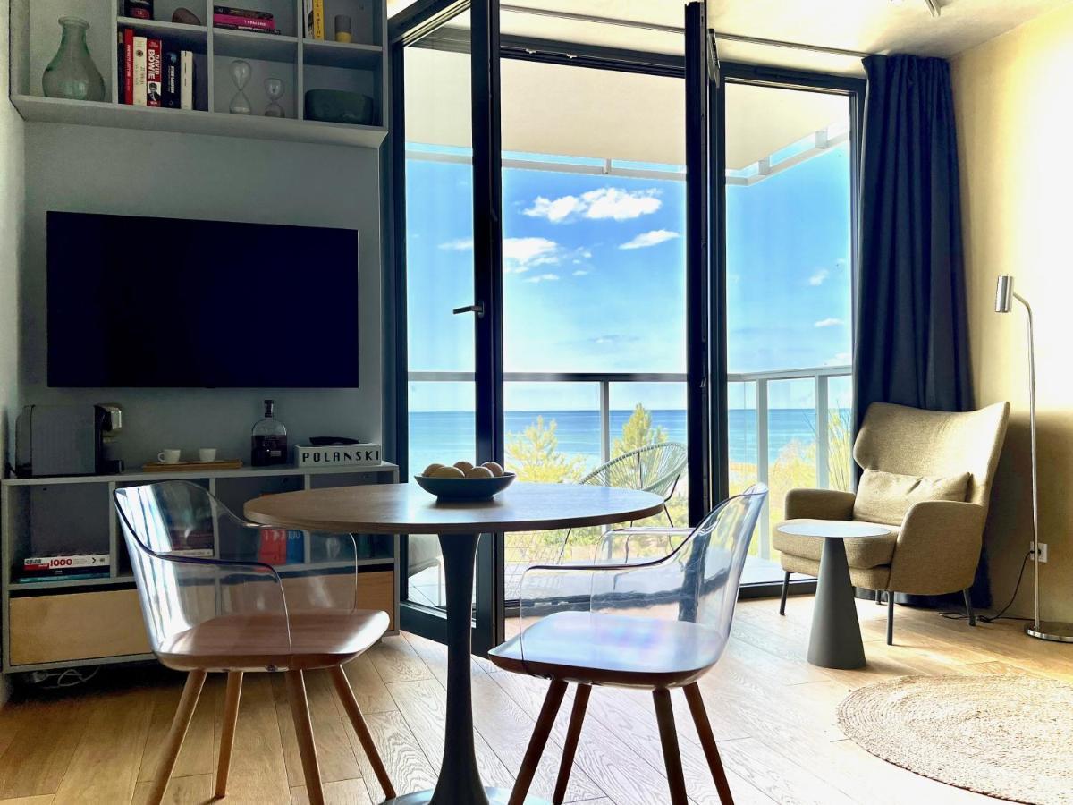 Tuz Przy Plazy - Nowoczesny Apartament Z Tarasem I Pieknym Widokiem Na Baltyk เมียลโน ภายนอก รูปภาพ